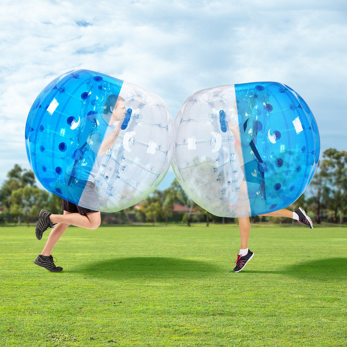 VEVOR Inflatable Bumper Ball 1-Pack, 5FT/1.5M Body Sumo Zorb Balls for Teen & Adult, 0.8mm Thick PVC Human Hamster Bubble Balls for Outdoor Team