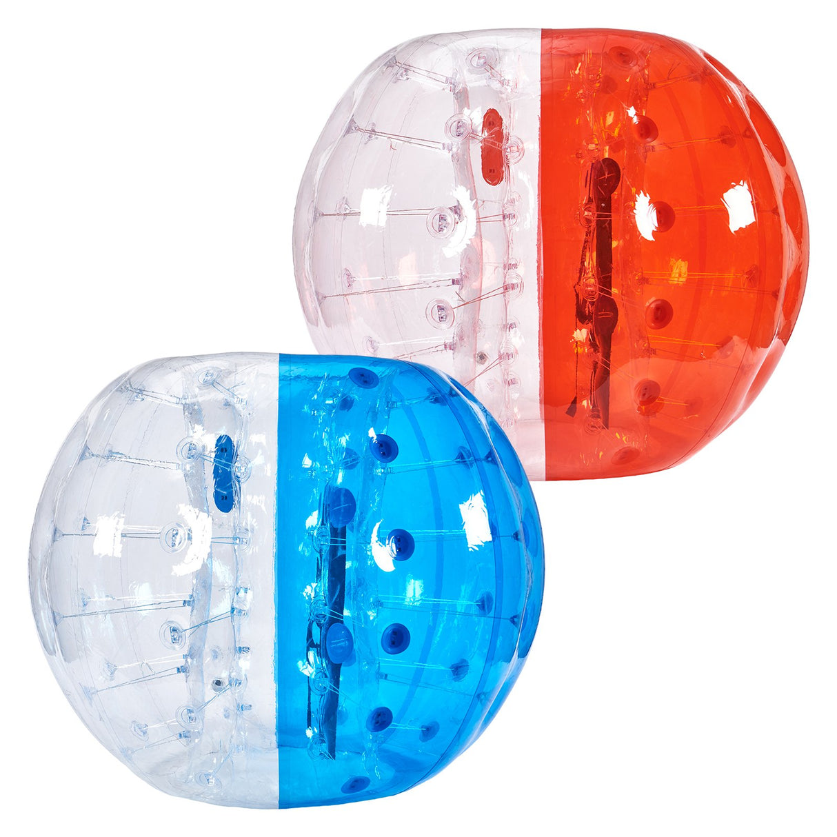 VEVOR Inflatable Bumper Balls 2-Pack, 5FT/1.5M Body Sumo Zorb Balls for Teen & Adult, 0.8mm Thick PVC Human Hamster Bubble Balls for Outdoor Team