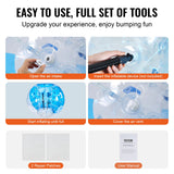 VEVOR Inflatable Bumper Balls 2-Pack, 5FT/1.5M Body Sumo Zorb Balls for Teen & Adult, 0.8mm Thick PVC Human Hamster Bubble Balls for Outdoor Team