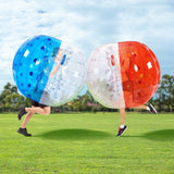 VEVOR Inflatable Bumper Balls 2-Pack, 5FT/1.5M Body Sumo Zorb Balls for Teen & Adult, 0.8mm Thick PVC Human Hamster Bubble Balls for Outdoor Team Gaming Play, Bumper Bopper Toys for Garden, Yard, Park - Low Angle