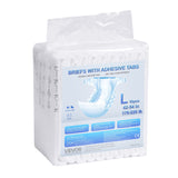 VEVOR Adult Briefs with Adhesive Tabs Incontinence Briefs for Men Women L Size - Extra Image