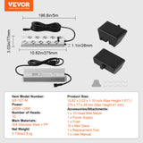 VEVOR 10 Head Ultrasonic Mist Maker 7000mL/H Ultrasonic Fogger IP67 Waterproof - Close-Up Angle