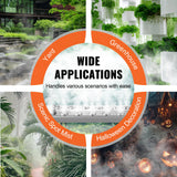 VEVOR Ultrasonic Mist Maker 12 Head, 9000mL/H Ultrasonic Fogger, Mist Maker with 300W IP67 Waterproof Power Supply, Buoy, Replacement Discs, for Pond, Garden, Rockery, Greenhouse, Halloween Decoration - Rear View