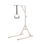 Trapeze Bar for Bed Mobility, Height-Adjustable Bed Trapeze with 2 Casters, 350LBS Weight Capacity Heavy Duty Pull Up Assist Bar with Floor Stand for Elderly, Disabled, Bedridden Patients