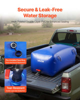 Water Storage Bladder 240L Large Capacity Water Bag, Portable & Collapsible Soft Waters Container, Leakproof & Tear-Resistant PVC Emergency Waters Storage Tank for RV Truck & Outdoor Use