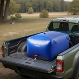 VEVOR Water Storage Bladder 400L Large Capacity Water Bag, Portable & Collapsible Soft Waters Container, Leakproof & Tear-Resistant PVC Emergency Waters Storage Tank for RV Truck & Outdoor Use - Low Angle