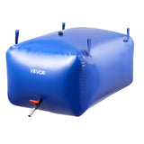 VEVOR Water Storage Bladder 400L Large Capacity Water Bag, Portable & Collapsible Soft Waters Container, Leakproof & Tear-Resistant PVC Emergency Waters Storage Tank for RV Truck & Outdoor Use - Extra Image