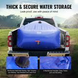 VEVOR Portable Water Storage Bladder 264 Gal 1000D PVC Collapsible Water Tank - Top-Down View
