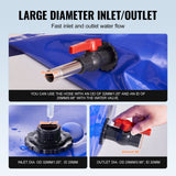 VEVOR Portable Water Storage Bladder 264 Gal 1000D PVC Collapsible Water Tank - 45-Degree Angle