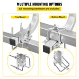 VEVOR Boat Trailer Guide on, 24", One Pair Trailer Pontoon Bunk Board Guide-ons, Steel Trailer Guides, Complete Mounting Accessories Included, for Ski
