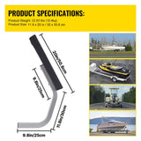 VEVOR Boat Trailer Guide on, 24", One Pair Trailer Pontoon Bunk Board Guide-ons, Steel Trailer Guides, Complete Mounting Accessories Included, for Ski