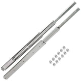 VEVOR Drawer Slides, 1 Pair 42 Inch Heavy Duty Drawer Slides, Ball Bearing Side Mount Drawer Hardware Slides, 500 LBS Load Capacity 3-Section Full