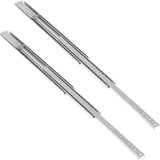 VEVOR Drawer Slides, 1 Pair 42 Inch Heavy Duty Drawer Slides, Ball Bearing Side Mount Drawer Hardware Slides, 500 LBS Load Capacity 3-Section Full