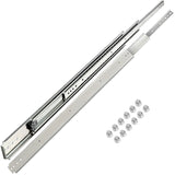 VEVOR Drawer Slide Soft Close Drawer 1Pair 48" Ball Bearing Full Extension 500lb