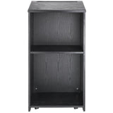 VEVOR Podium Stand, 47 in Hostess Stand with 4 Rolling Wheels, Wood Podium with Storage Shelves, and Slant Desktop, Lecterns & Podiums for Church,