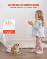 VEVOR Disposable Male Dog Diapers, Super Absorbent Male Dog Wraps, 360 ° Leak-Proof Belly Bands with Wetness Indicator for Doggies in Heat, Training, Incontinence - XS, 96 Count (2 Packs of 48) - Top-Down View