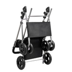 Pet Stroller, 16KG Weight Capacity, Foldable Dog Stroller Cart, 4 Wheels Cats Pram with Detachable Carrier & Mesh Windows, Portable Animal Carrier with Brake for Small to Medium Pets