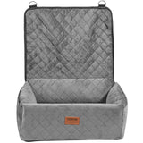 VEVOR Dog Booster Car Seat Pet Car Seat for Small Medium Dog up to 18.1 kg Gray - Extra Image