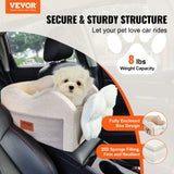 VEVOR Center Console Dog Car Seat Dog Booster Car Seat for Small Dog 3.6 kg - Front View
