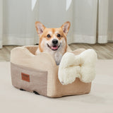 VEVOR Center Console Dog Car Seat Dog Booster Car Seat for Small Dog 3.6 kg - Low Angle