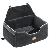 VEVOR Dog Booster Car Seat Pet Car Seat for Medium Large Dog up to 24.9 kg Black