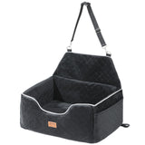 VEVOR Dog Booster Car Seat Pet Car Seat for Medium Large Dog up to 24.9 kg Black
