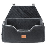 VEVOR Dog Booster Car Seat Pet Car Seat for Medium Large Dog up to 24.9 kg Black