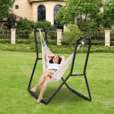 VEVOR Steel Hammock Stand 450lbs Capacity Hammock Frame Fits 6.9-12.8ft Hammocks