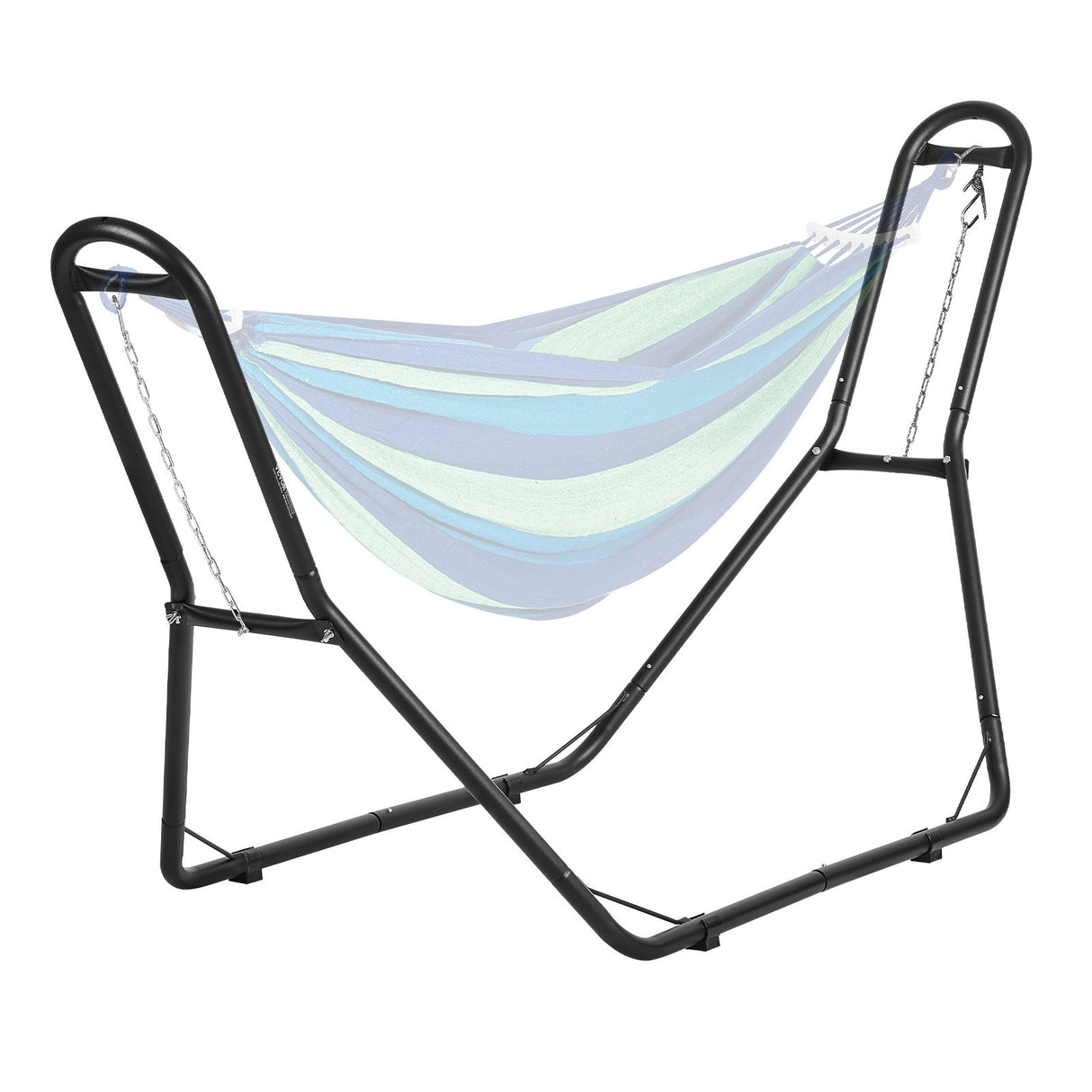 VEVOR Steel Hammock Stand 450lbs Capacity Hammock Frame Fits 6.9-12.8ft Hammocks
