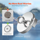 VEVOR Fishing Magnet Strong Heavy Duty Rare Earth Neodymium Pull Force 318 Kg - Top-Down View