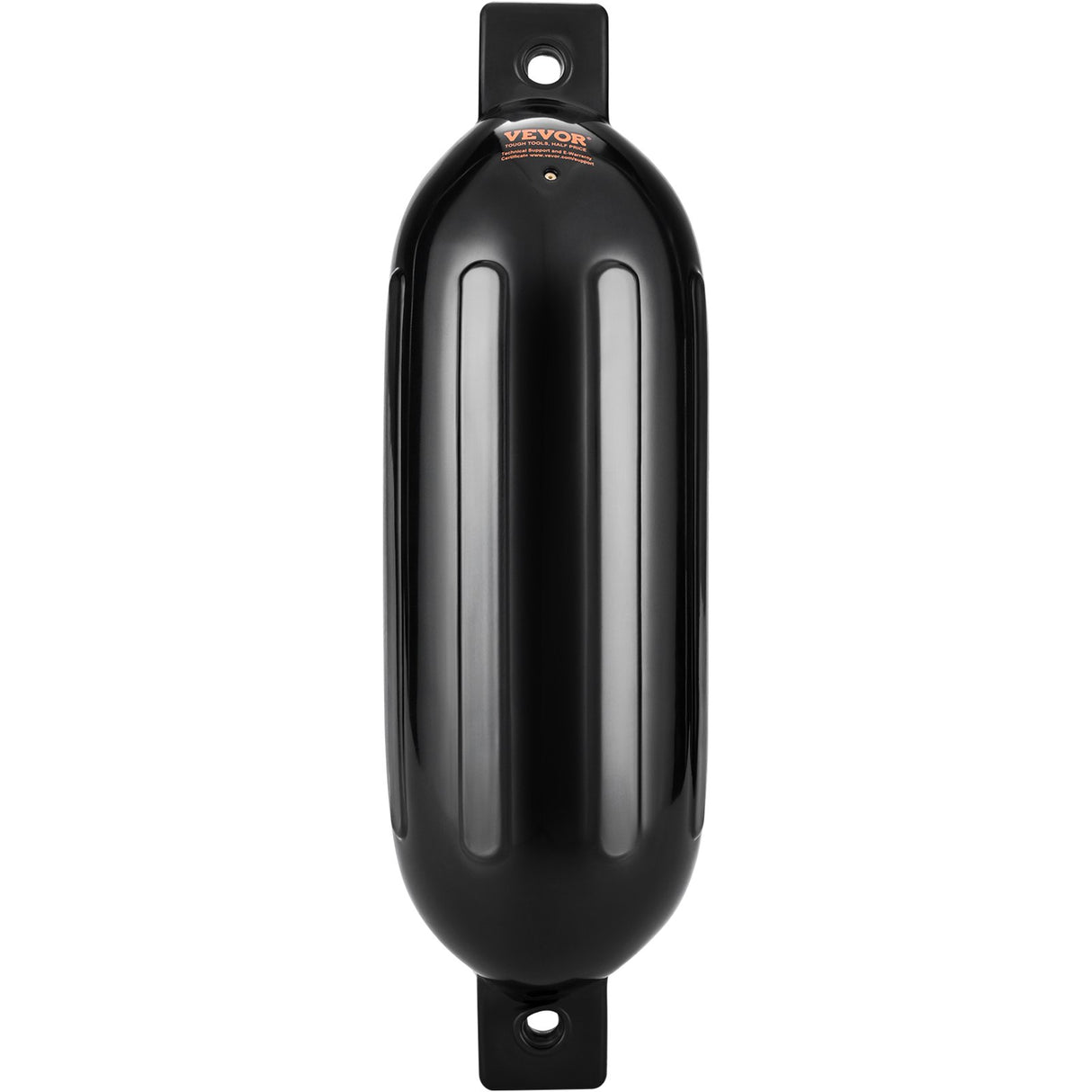 VEVOR Boat Fenders, 6.5" x 23" Boat Bumpers for Docking, Inflatable Ribbed Fender with Center Holes, Marine Boat Dock Fender Bumper with Air Pump, 4