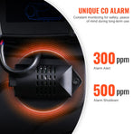 8KW Diesel Heater, 12V/24V All in One Diesel Air Heater, Bluetooth APP Control, Remote Control and Display, Remote Control