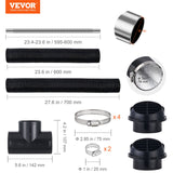 VEVOR Diesel Heater Pipe Ducting Set, 3