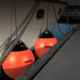 VEVOR Boat Buoy Balls, 15" Diameter Inflatable Heavy-Duty Marine-Grade PVC Marker Buoys, Round Boat Mooring Buoys, Anchoring, Rafting, Marking,