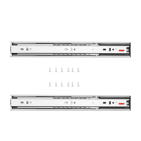 10 Pairs of 558.8mm Drawer Slides Side Mount Rails, Heavy Duty Full Extension Steel Track, Soft-Close, image 11