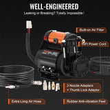 VEVOR Onboard Air Compressor Kit 150PSI Offroad Air Compressor Portable Tire Inflator Heavy Duty 3.5CFM Air Pump for Jeep SUV 4x4 Vehicle