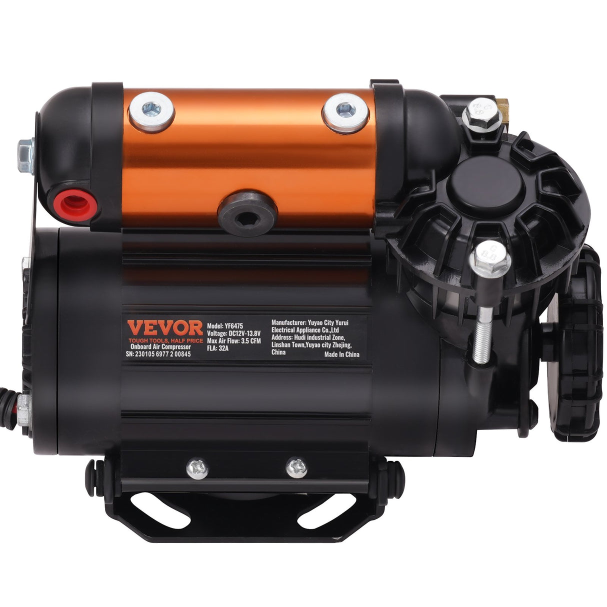 VEVOR Onboard Air Compressor Kit 150PSI Offroad Air Compressor Portable Tire Inflator Heavy Duty 3.5CFM Air Pump for Jeep SUV 4x4 Vehicle