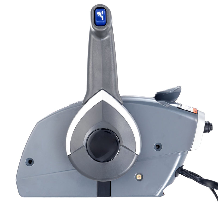 Boat Throttle Control, 5006180 Side-Mounted Outboard Remote Control Box for Evinrude Johnson, Marine Throttle Control Box with Power Trim Switch and Lanyard