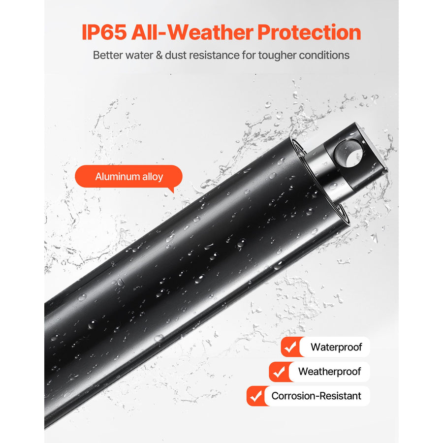 12V Linear Actuator, 150mm Stroke Ultra Heavy-Duty 9000N Linear Motion Actuator, IP65-Rated 5mm/s with Mounting Brackets for Industrial Machinery Vessels, Heavy Lifting Systems