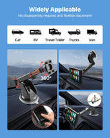 VEVOR Car Stereo Radio CarPlay Touchscreen 254 mm Apple Android Auto Bluetooth - Rear View