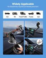 VEVOR Car Stereo Radio CarPlay Touchscreen 254mm Apple Android Front/Rear Camera - Close-Up Angle