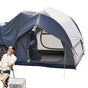 SUV Tent for Camping, 8FT L x 8FT W, Waterproof PU2000mm Spacious Double Layer Design for 5-8 Person, SUV Camping Tent with Mesh Windows, Includes Rainfly & Storage Bag, for Outdoor Activities
