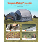 SUV Tent for Camping, 8FT L x 8FT W, Waterproof PU2000mm Spacious Double Layer Design for 5-8 Person, SUV Camping Tent with Mesh Windows, Includes Rainfly & Storage Bag, for Outdoor Activities