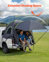 VEVOR Truck Tent 8.0-8.2ft Waterproof PU2000 Truck Bed Camping Tent 2-3 Person - Front View