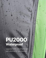 VEVOR Truck Tent 5.5-6.0ft Waterproof PU2000 Truck Bed Camping Tent 2-3 Person - 45-Degree Angle