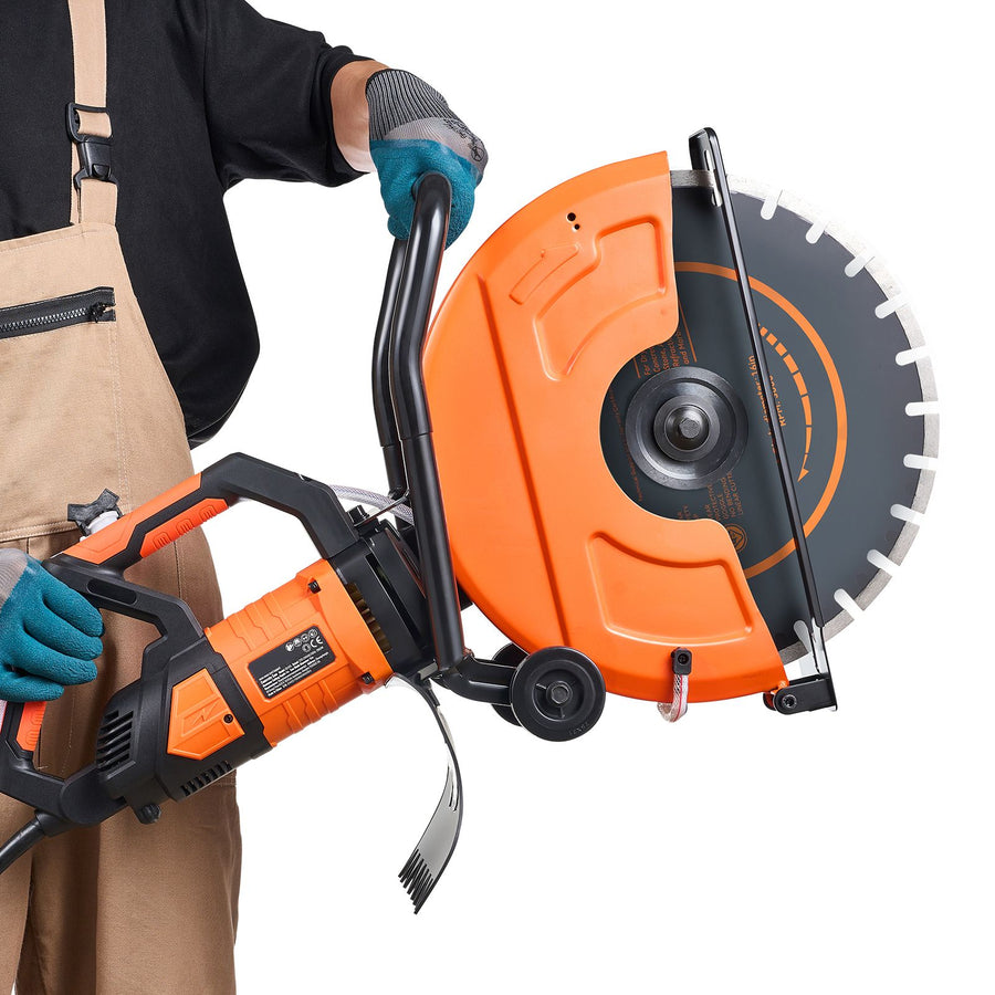 Electric Concrete Saw, 16 in, 2800 W 15 A Motor Circular Saw Cutter with Max. 6 in Adjustable Cutting Depth,, image 11