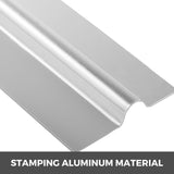 PEX Heat Transfer Plates, 200 pcs Box Radiant Heat Transfer Plates, 4 ft Aluminum PEX Heat Transfer Plates, 1.27 cm Heat Transfer Plates Designed for PEX Tubing