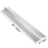 VEVOR PEX Heat Transfer Plates, 200 pcs Box Radiant Heat Transfer Plates, 4 ft Aluminum PEX Heat Transfer Plates, 1.27 cm Heat Transfer Plates Designed for PEX Tubing - Low Angle