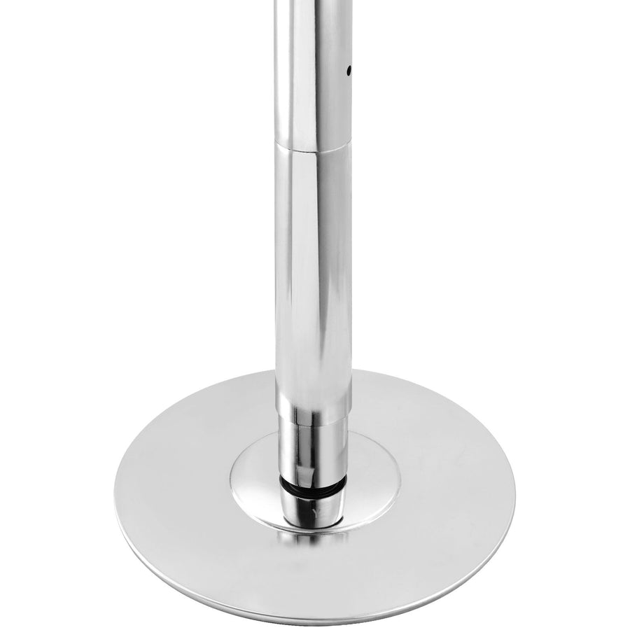 Professional Dancing Pole, Spinning Static Dancing Pole Kit, Portable Removable Pole, 45mm Heavy-Duty Stainless Steel Pole, Height Adjustable Fitness Pole, for Exercise Home Club Gym, Silver
