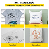 VEVOR Heat Press 15X15 Inch Heat Press Machine Industrial Quality Power T Shirt Heat Press Sublimation Machine Clamshell Heat Press Machine for T Shirts - Rear View